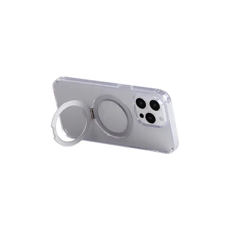 Magnetic protective case with handle Joyroom JR-BP004 for iPhone 15 Pro Max (transparent)